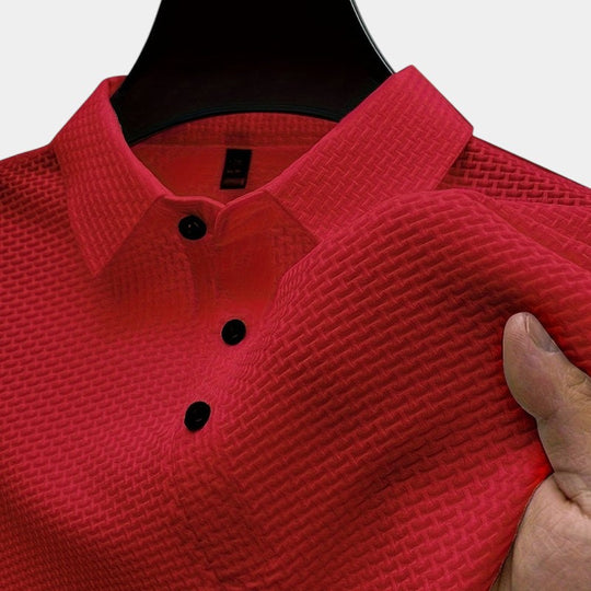 Herre Golfskjorte Kortermet Mesh Nylon Spandex 8