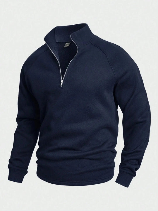 Herre Halv-Zip Trøye Trendy 8