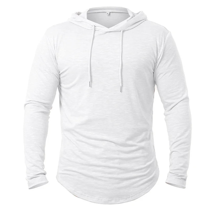 Herre Hettegenser Langermet Pustende Polyester Bomull 10