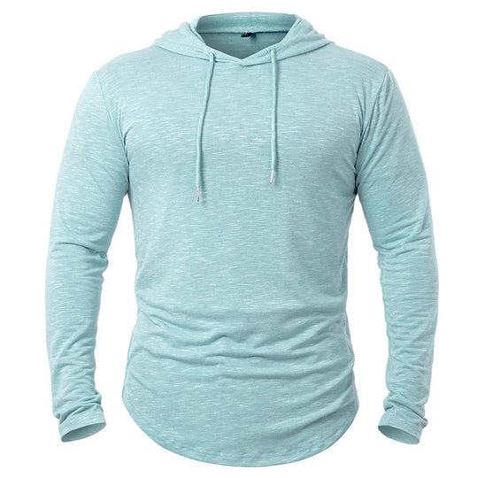 Herre Hettegenser Langermet Pustende Polyester Bomull 8