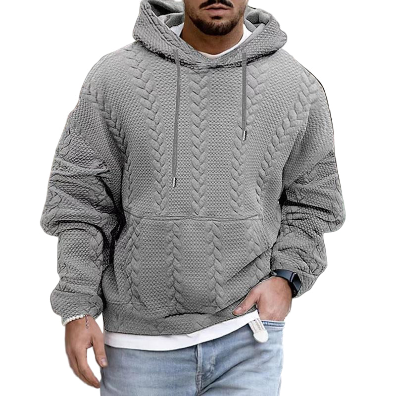 Herre Hettegenser med Kengurulomme 0