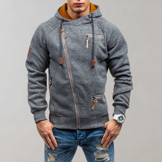 Herre Hettejakke med Glidelås Casual Stil 5