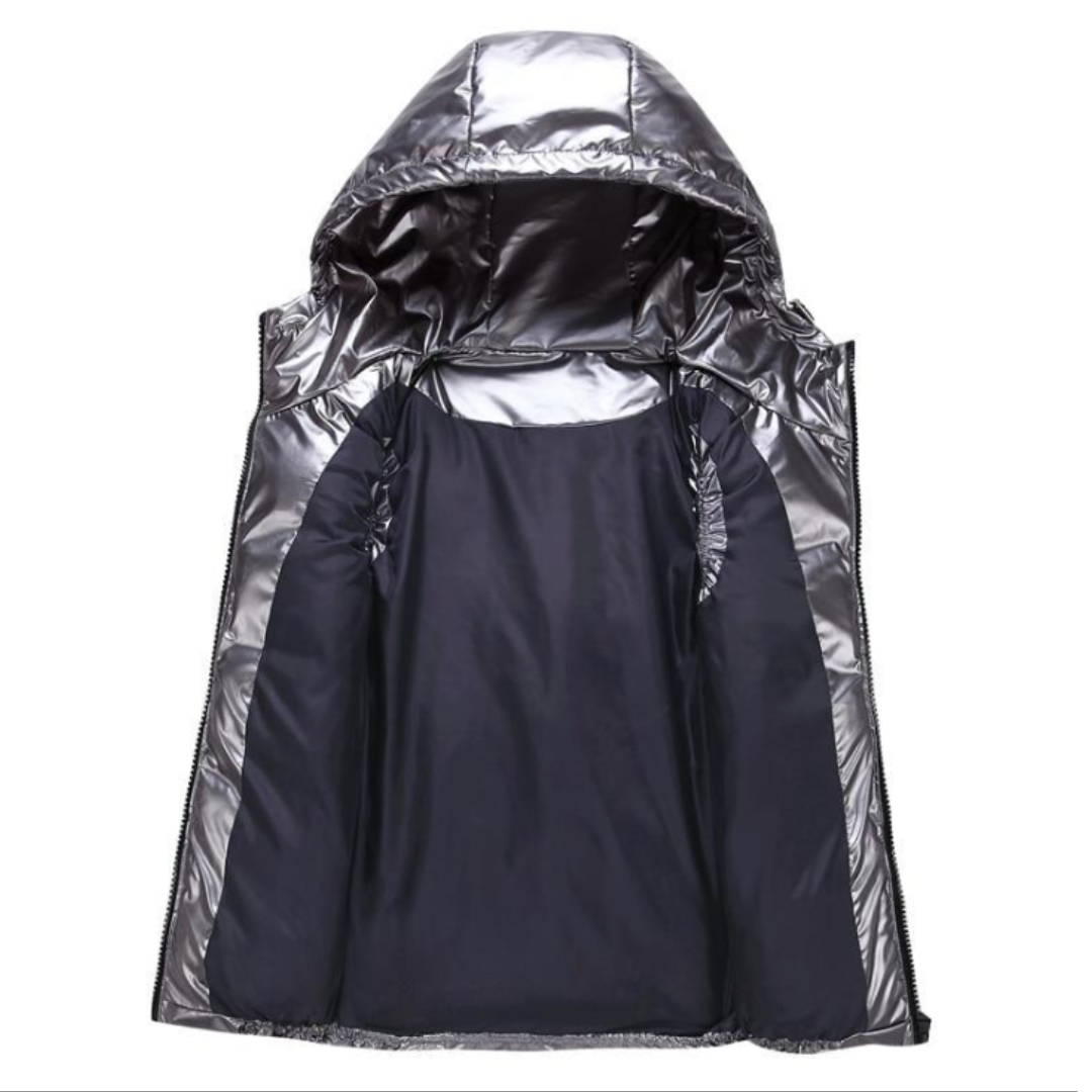 Herre Hettevest Isolert Sporty Stil 5