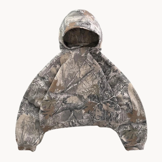 Herre Hoodie Kamuflasje Oversized 1