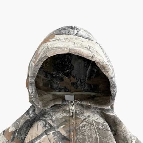 Herre Hoodie Kamuflasje Oversized 3