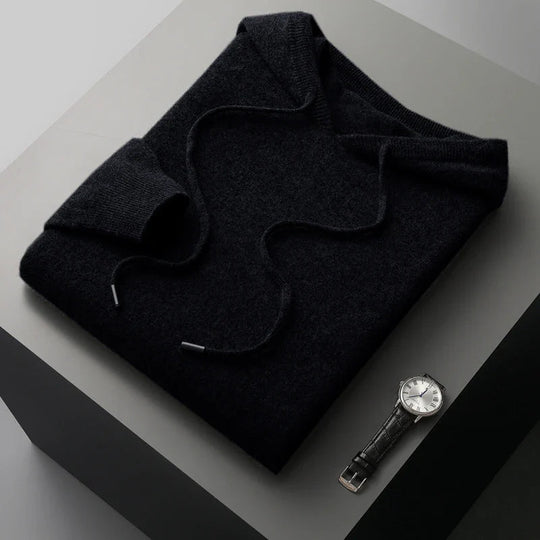 Herre Hoodie i 100% Merinoull med Komfortabel Design 10