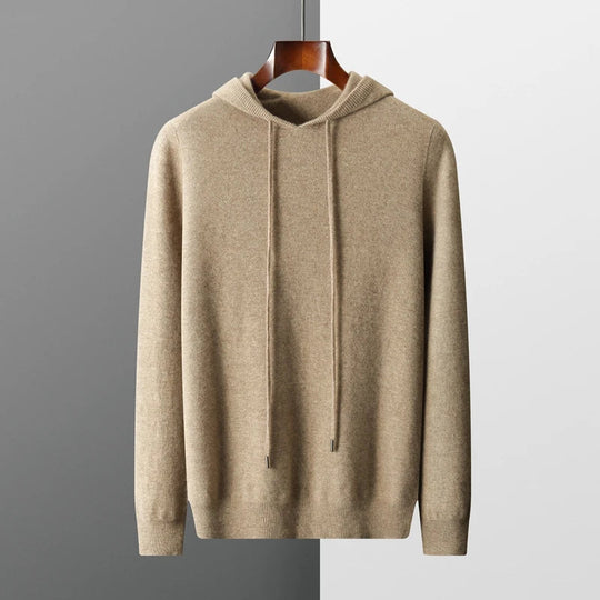 Herre Hoodie i 100% Merinoull med Komfortabel Design 7