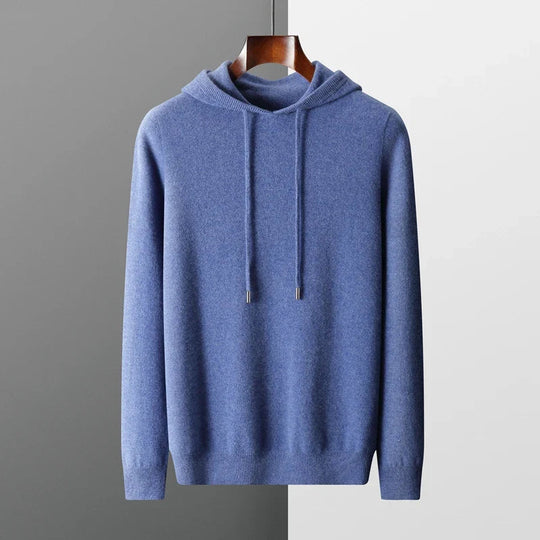 Herre Hoodie i 100% Merinoull med Komfortabel Design 8