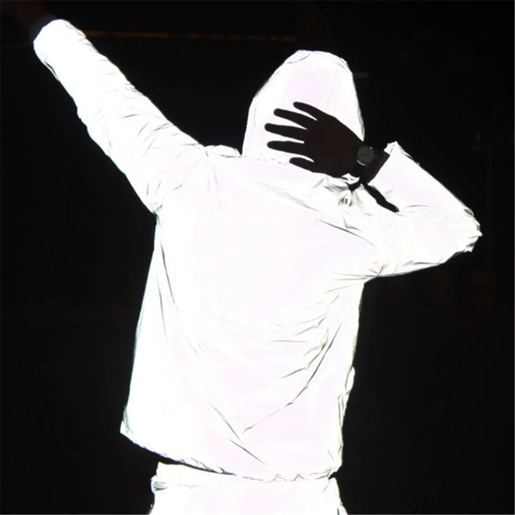 Herre Høstjakke Reflekterende Design Moderne Komfortabel 5