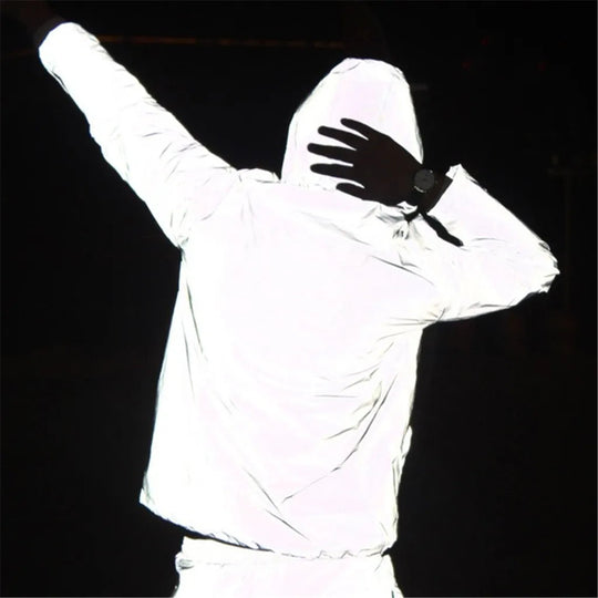 Herre Høstjakke Reflekterende Design Moderne Komfortabel 5