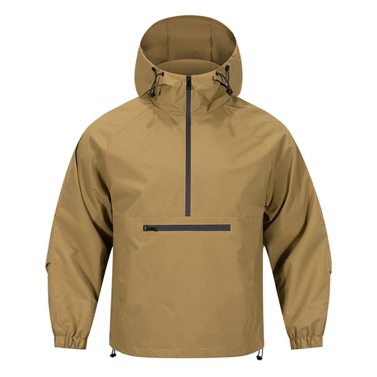 Herre Jakke Med Hette Funksjonell Design For Utendørsaktiviteter 4