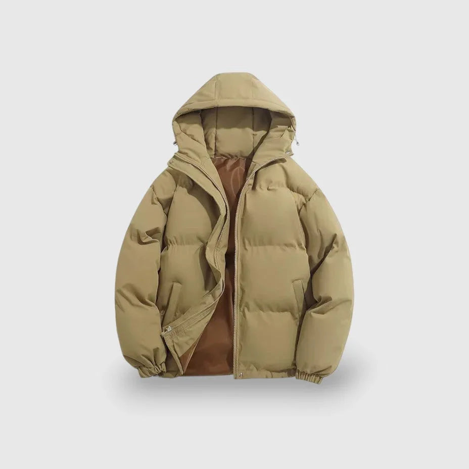 Herre Jakke Puffer Parka Med Vannavstøtende Design 3