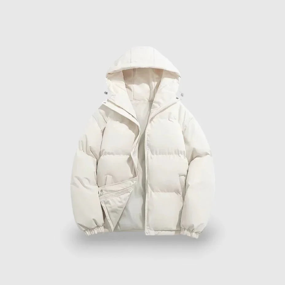 Herre Jakke Puffer Parka Med Vannavstøtende Design 4