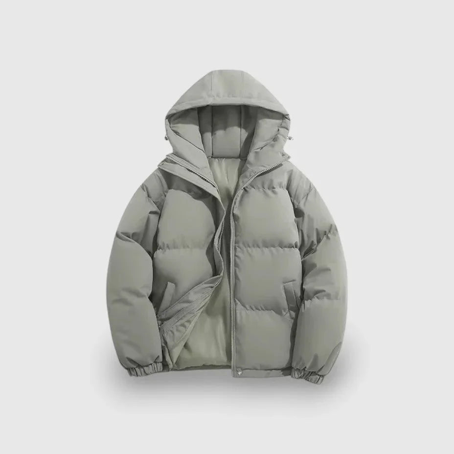 Herre Jakke Puffer Parka Med Vannavstøtende Design 5
