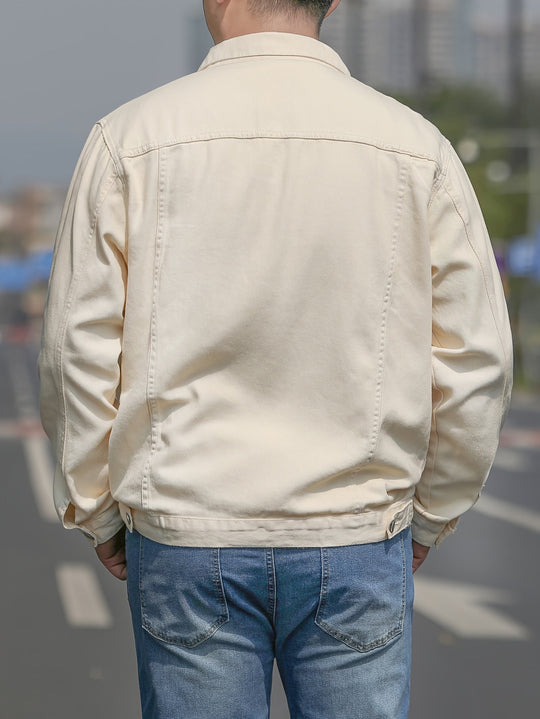 Herre Jakke Uformell Stil med Klassisk Fangskrage 3