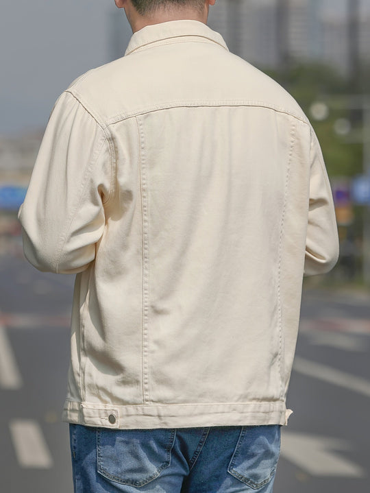 Herre Jakke Uformell Stil med Klassisk Fangskrage 4