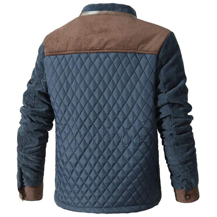 Herre Jakke med Ståkrage og Komfortabel Design 3