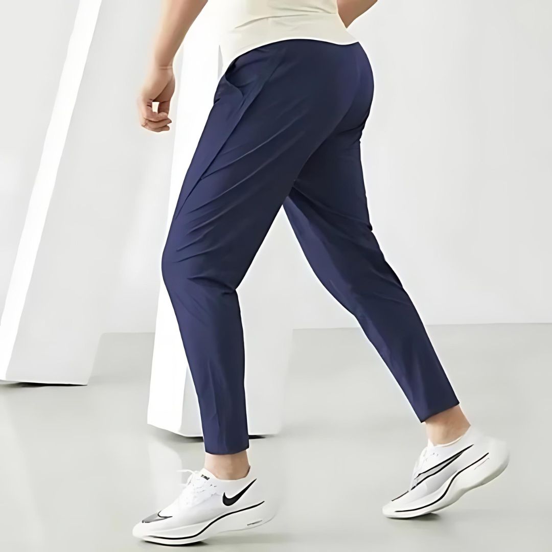Herre Joggebukser Tapered Passform med Glidelåslommer 1