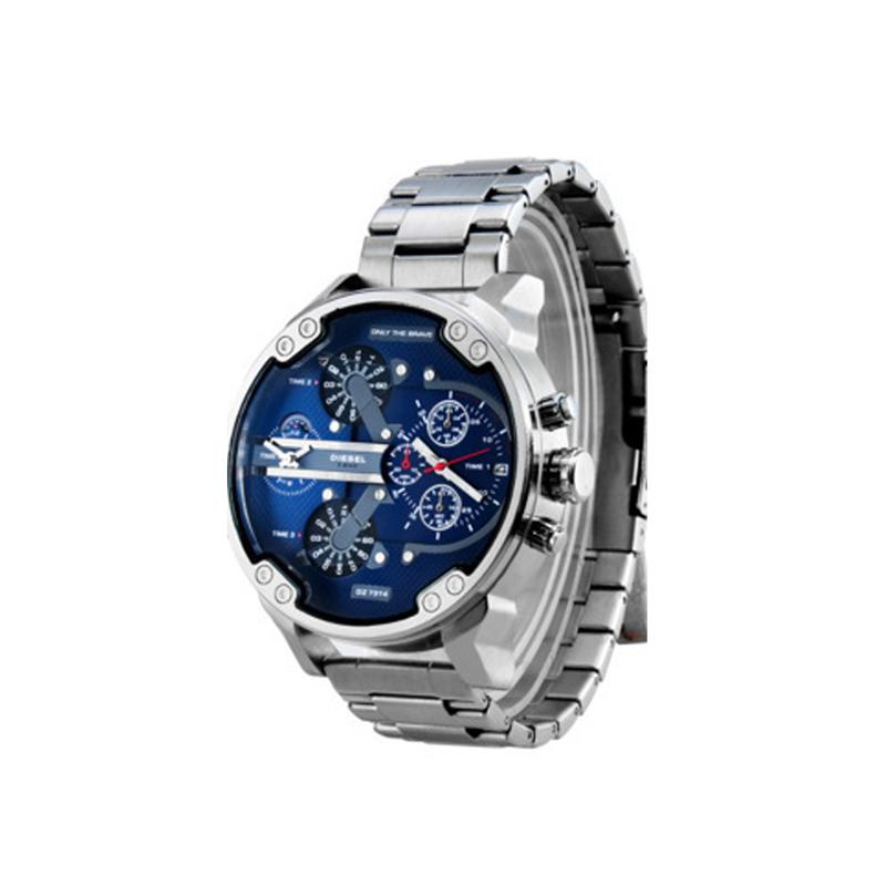 Herre Kronograf Klokke i Rustfritt Stål 11