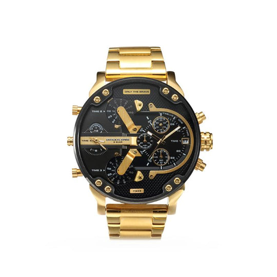 Herre Kronograf Klokke i Rustfritt Stål 13