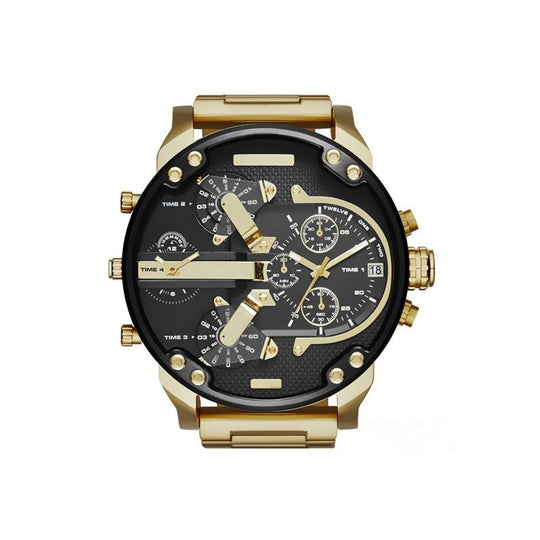 Herre Kronograf Klokke i Rustfritt Stål 9