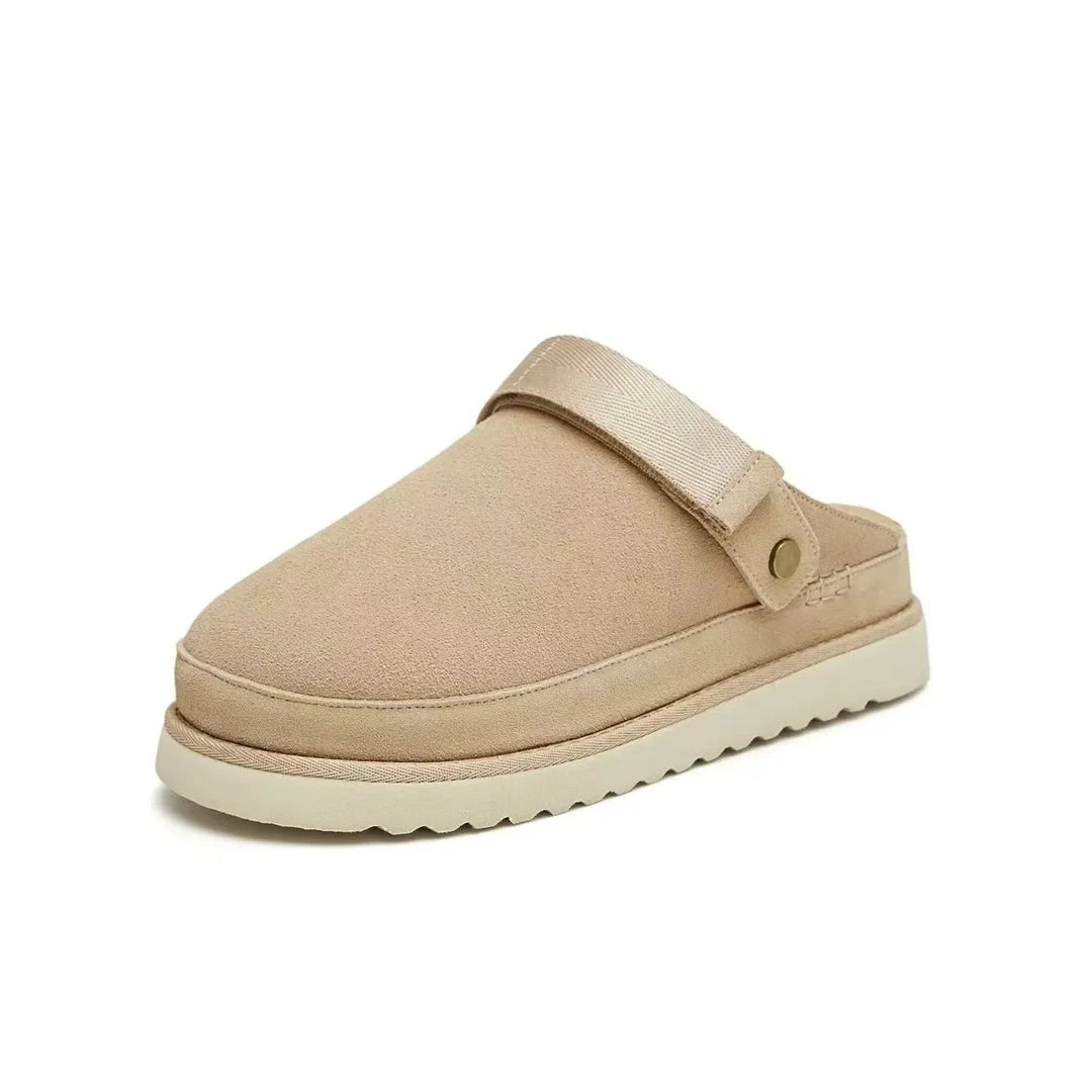 Herre Lærsandaler med Tykk Såle Casual Baotou Design 2