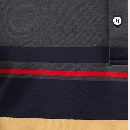 Herre Langermet T-skjorte med Striper 3