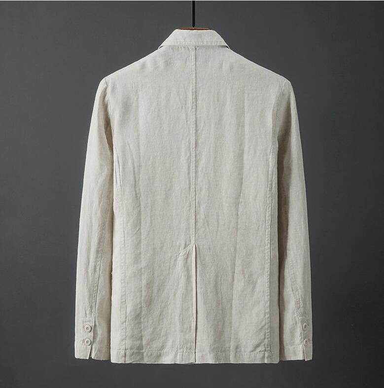 Herre Leinenblazer Smal Passform 1