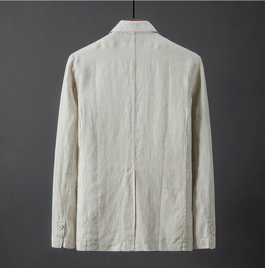 Herre Leinenblazer Smal Passform 1