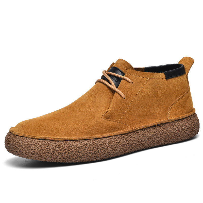 Herre Loafers Mid-Top med Snøring og Strukturert Såle 5