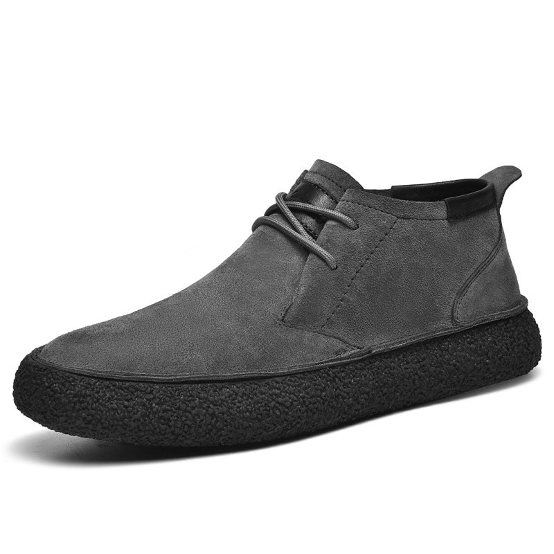 Herre Loafers Mid-Top med Snøring og Strukturert Såle 6