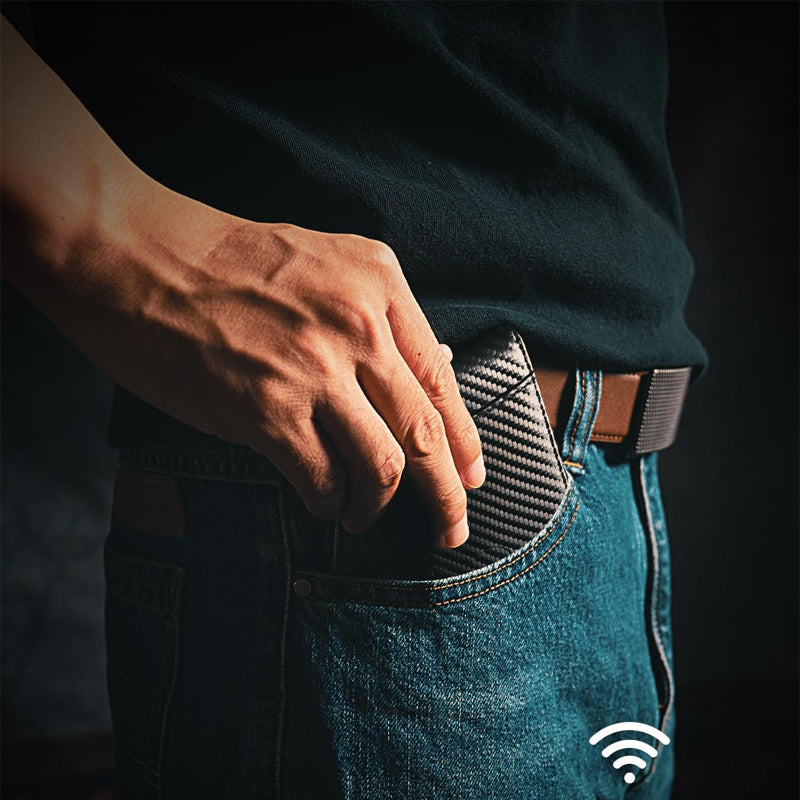 Herre Lommebok Minimalistisk med Pengeklemme 6