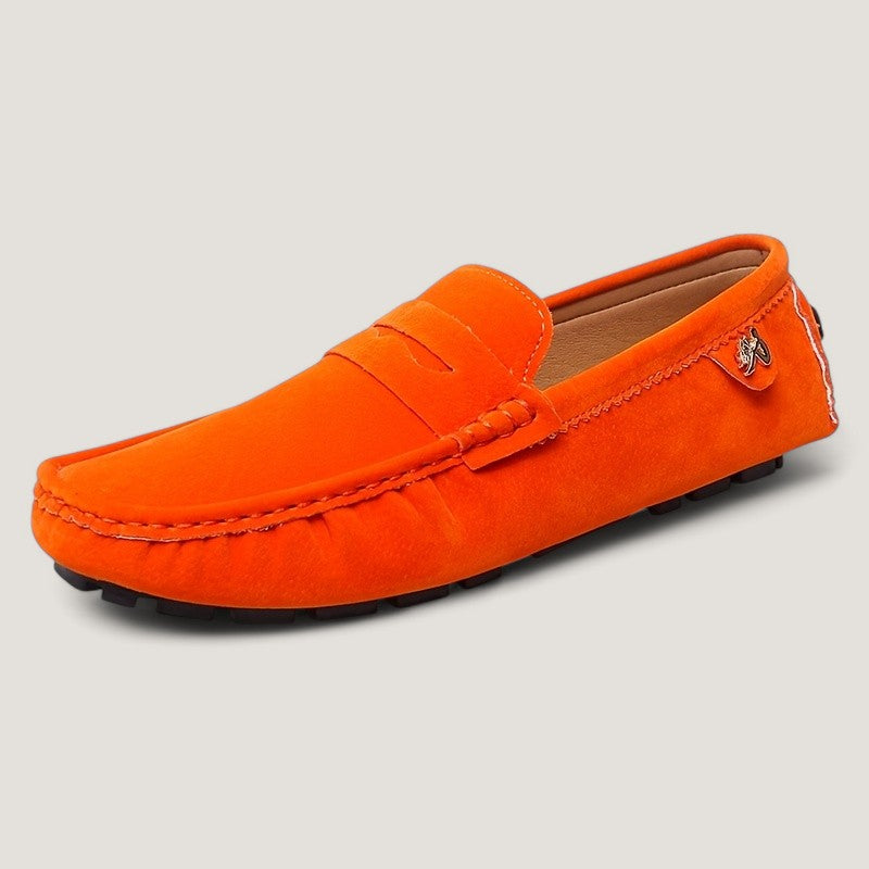Herre Moccasiner Avslappet Slip-On Gummi 1
