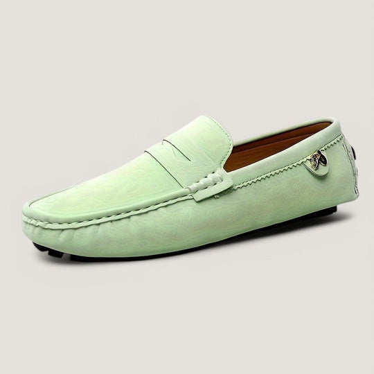 Herre Moccasiner Avslappet Slip-On Gummi 10