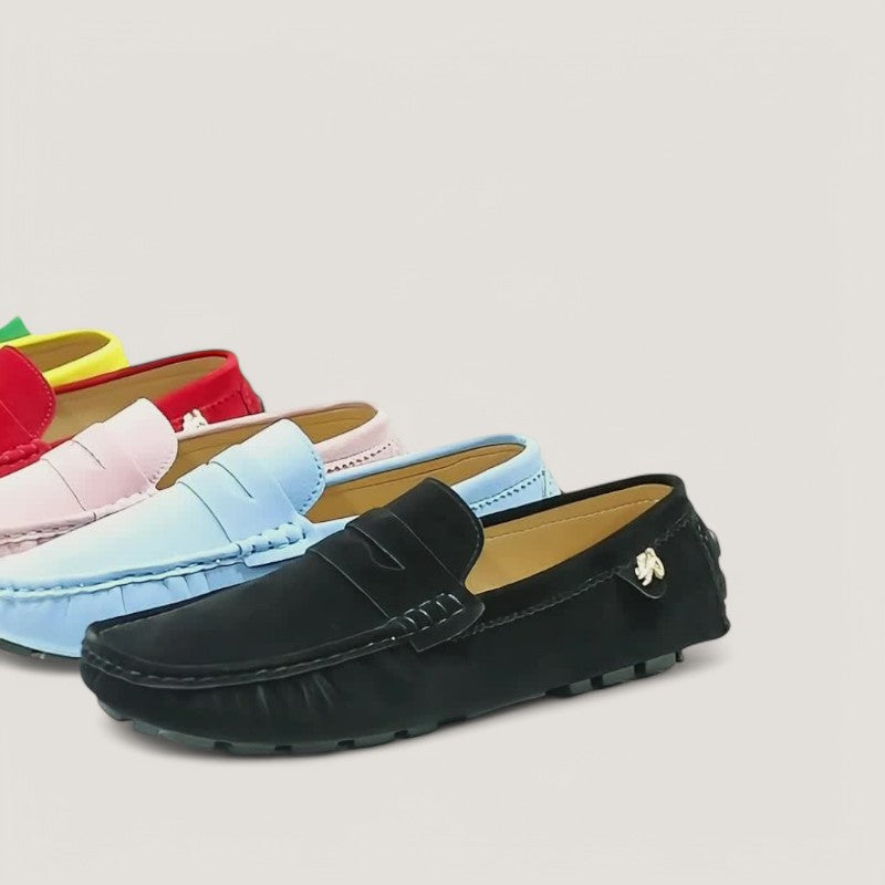 Herre Moccasiner Avslappet Slip-On Gummi 4
