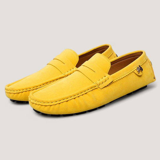 Herre Moccasiner Avslappet Slip-On Gummi 5