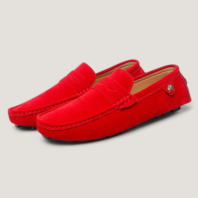 Herre Moccasiner Avslappet Slip-On Gummi 8