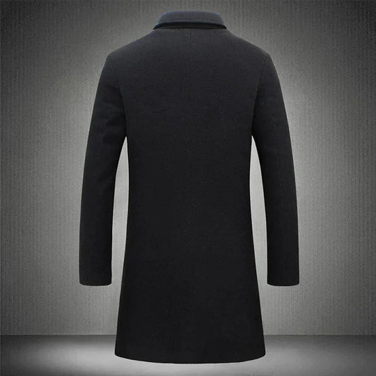 Herre Overcoat Klassisk Design 2