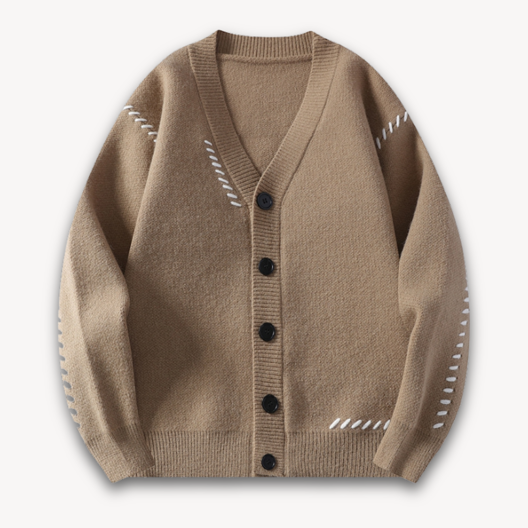 Herre Oversized Cardigan Stilig 2