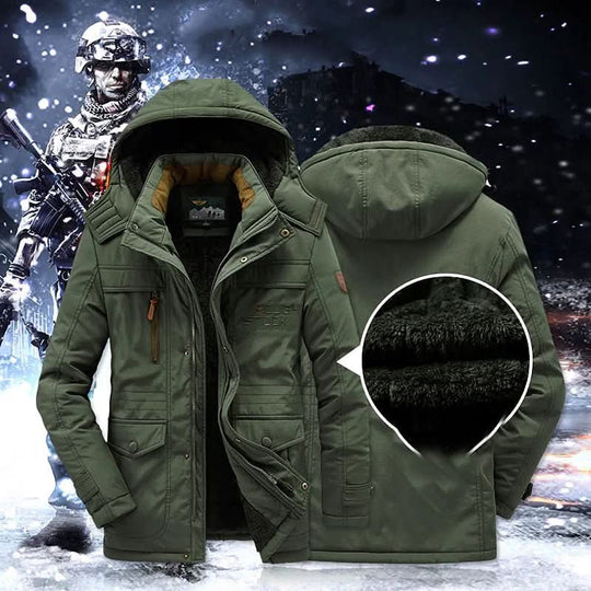 Herre Parka Vattert for Kalde Dager 0