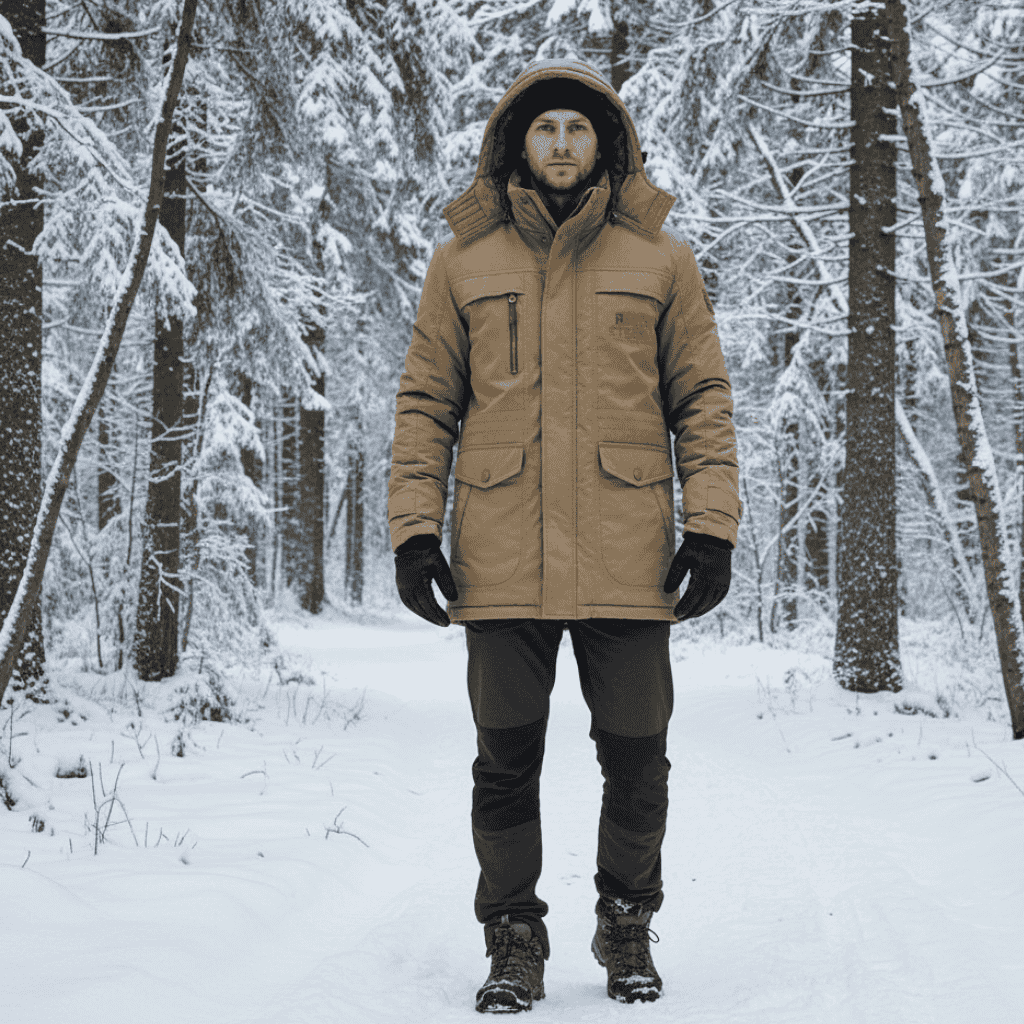 Herre Parka Vattert for Kalde Dager 1