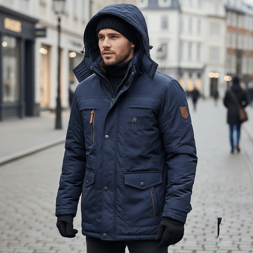 Herre Parka Vattert for Kalde Dager 8