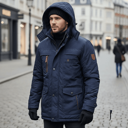 Herre Parka Vattert for Kalde Dager 8