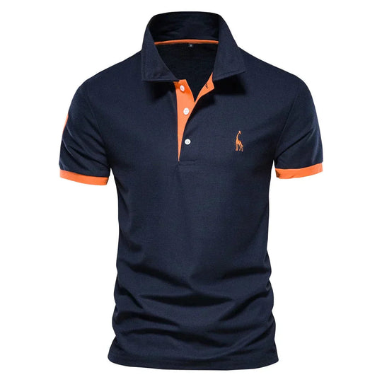 Herre Polo Skjorte Klassisk Design Med Avslappet Passform 0