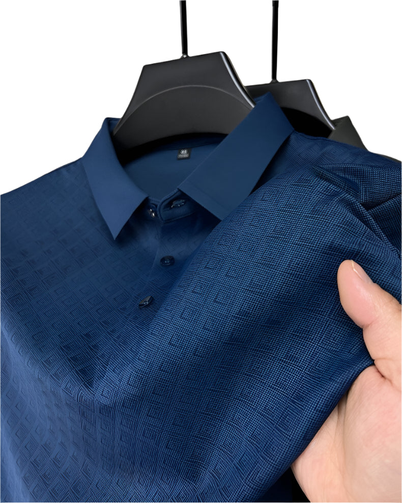 Herre Polo Skjorte Nanosilk Klassisk Design 0