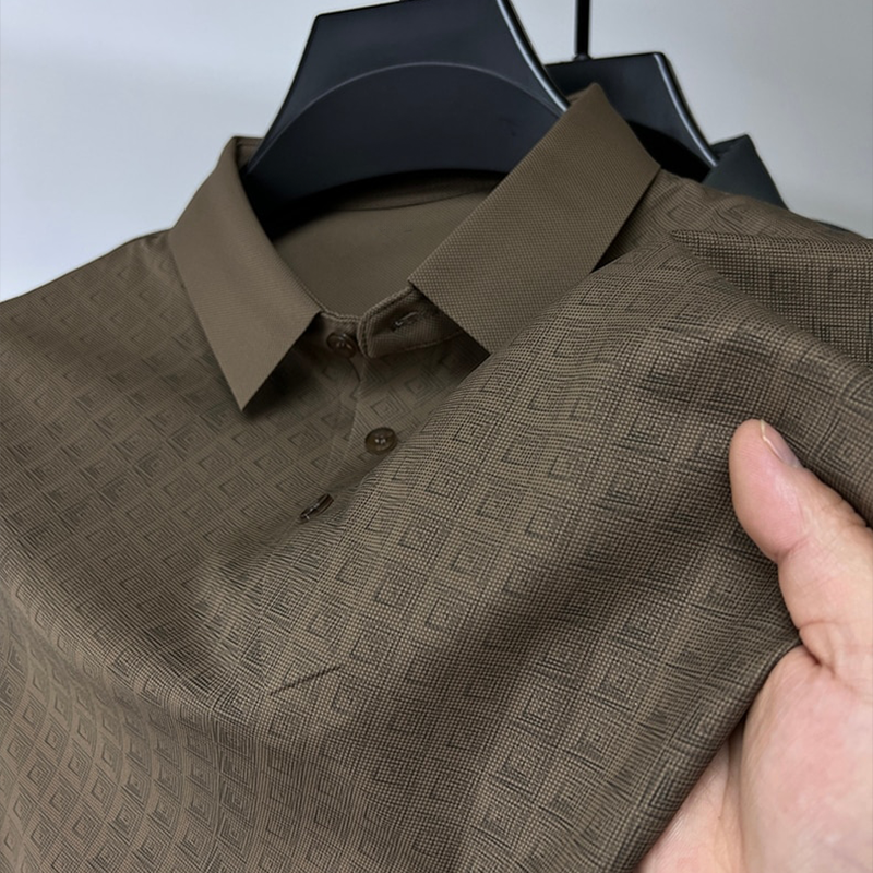 Herre Polo Skjorte Nanosilk Klassisk Design 4