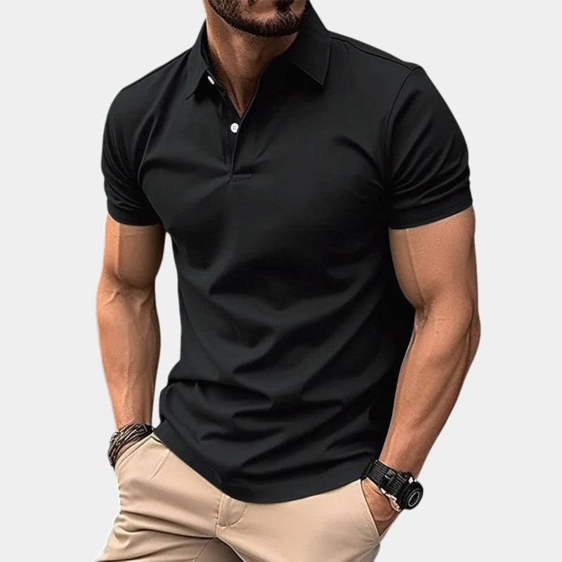 Herre Polo T-skjorte Knyttedesign Polyester Uformell Sommer 2