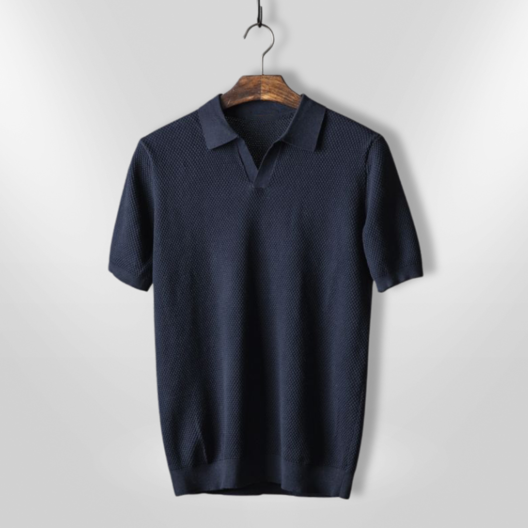 Herre Polo T-skjorte Moderne Pustende Mesh 2