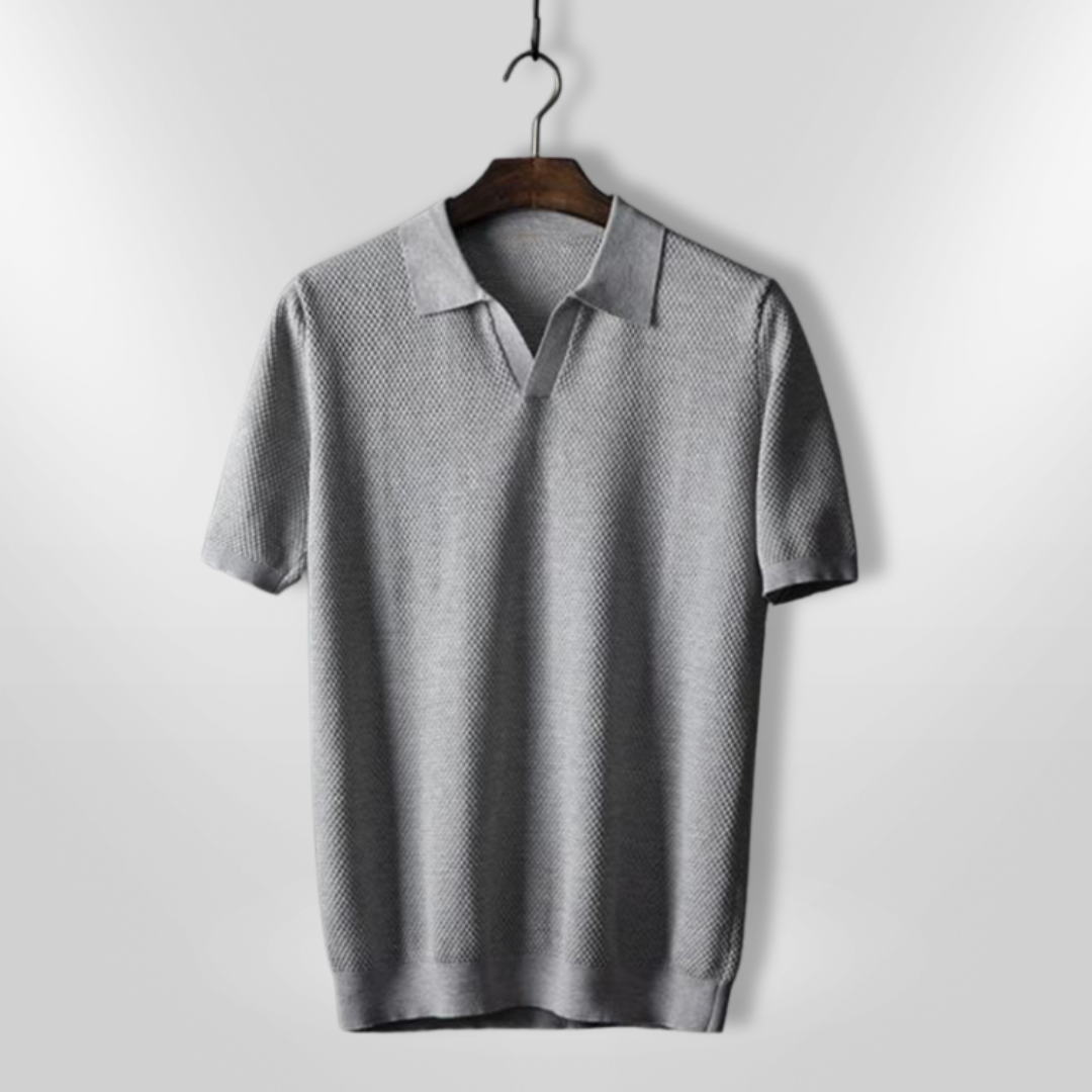 Herre Polo T-skjorte Moderne Pustende Mesh 3