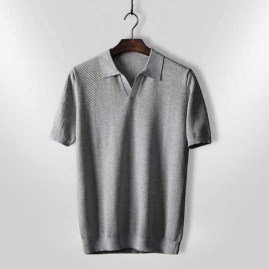 Herre Polo T-skjorte Moderne Pustende Mesh 3